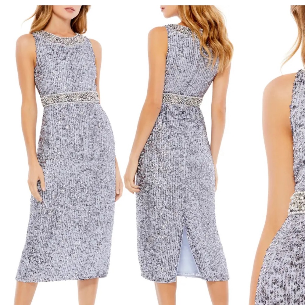 Macduggal Never worn winter 2021 season nwt formal embroidered dress size 2